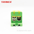 95mm2 Al / Cu Yellow / Green Universal Terminal Block 2 POLES